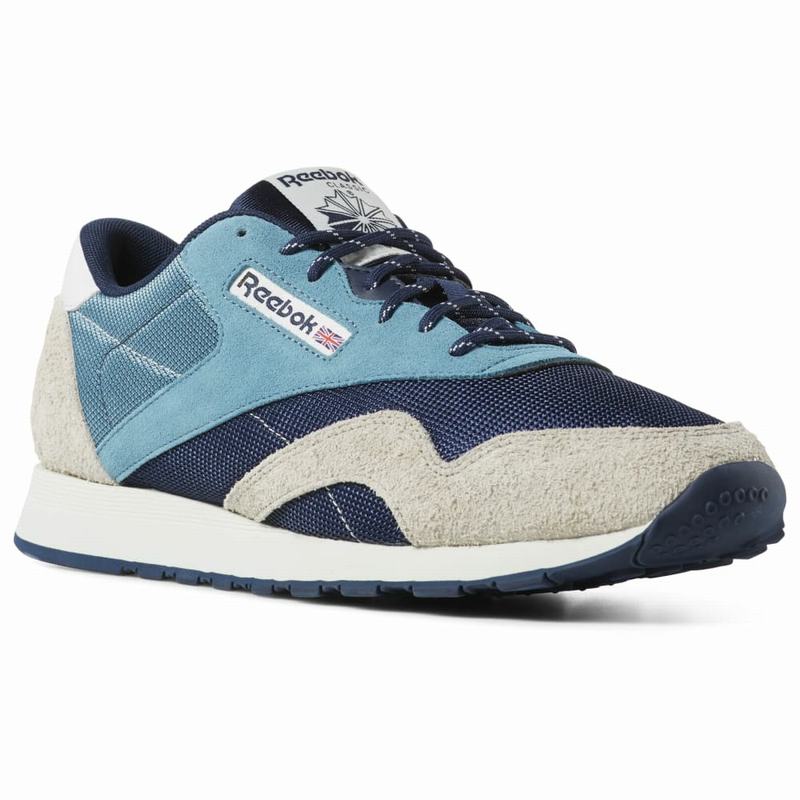 Tenisi Reebok Classic Nylon Barbati Albastri/Bleumarin Romania HA6400FC